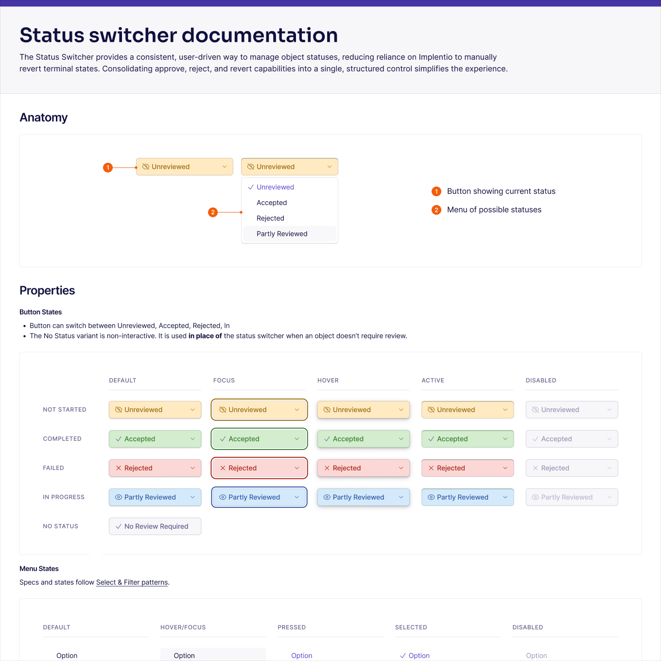 Status Switcher documentation